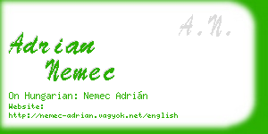 adrian nemec business card